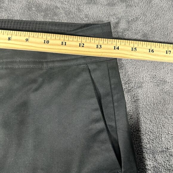 J Crew Ultra Wide Leg Chinos Sz6 Black High Rise Office Y2K 90s Dress Pants - Picture 3 of 9